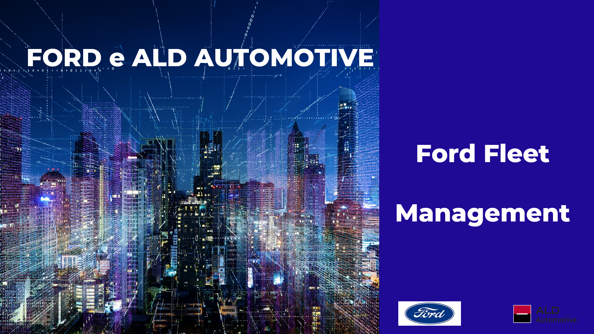 Ford e ALD Automotive lançam na Europa um novo negócio com foco em gestão de frota 